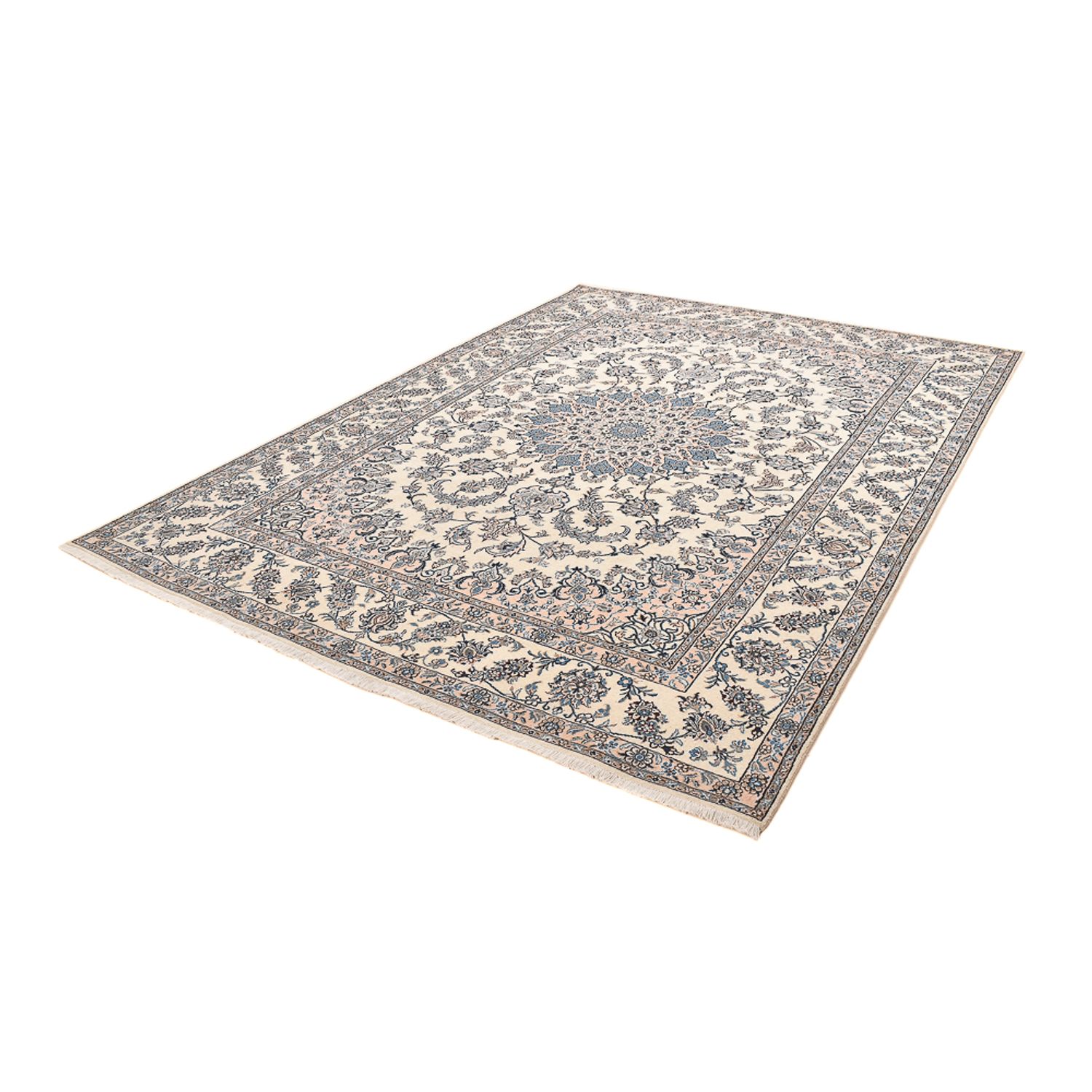 Perser Rug - Nain - 347 x 243 cm - light beige