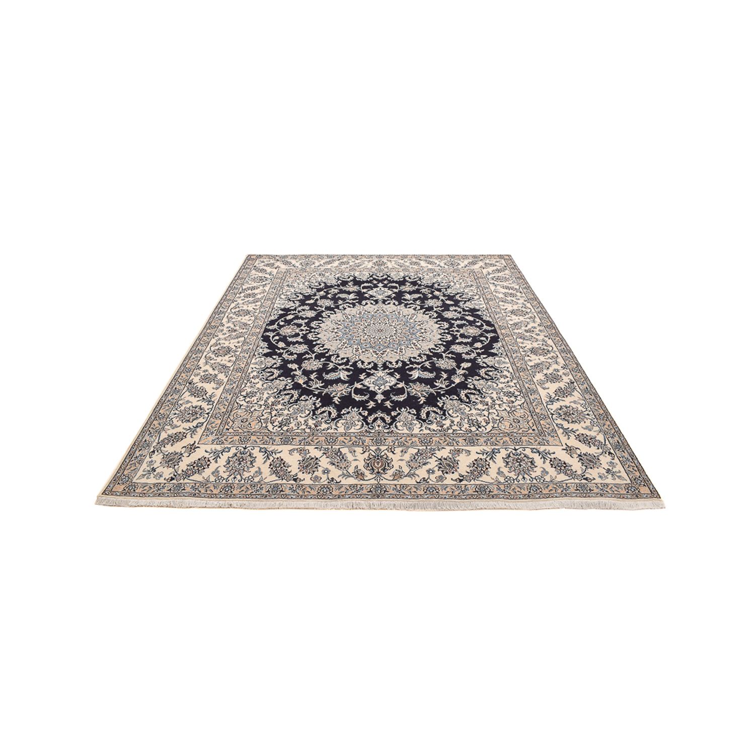 Perser Rug - Nain - 290 x 243 cm - dark blue