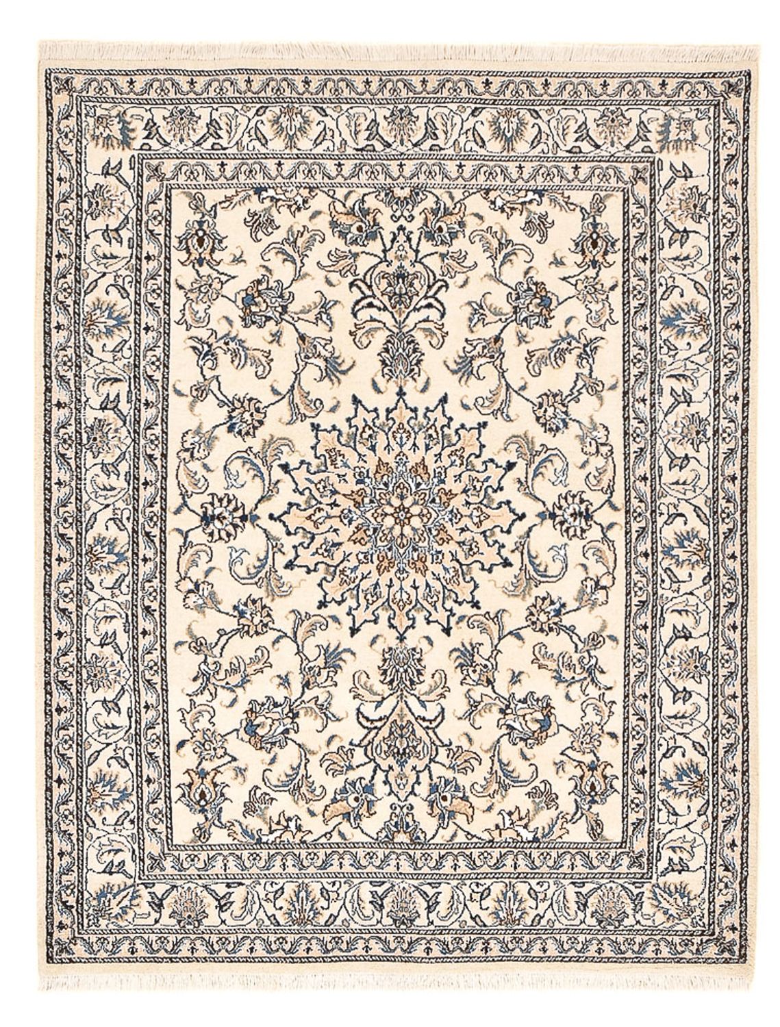 Perser Rug - Nain - 198 x 147 cm - light beige