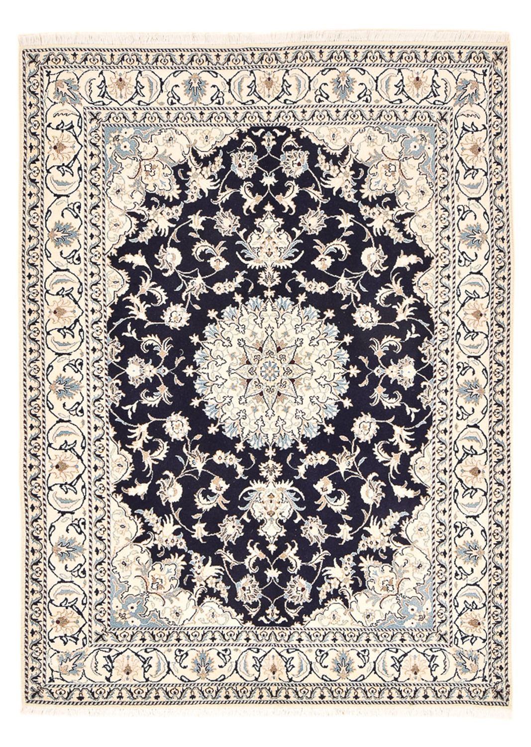 Perser Rug - Nain - 237 x 169 cm - dark blue