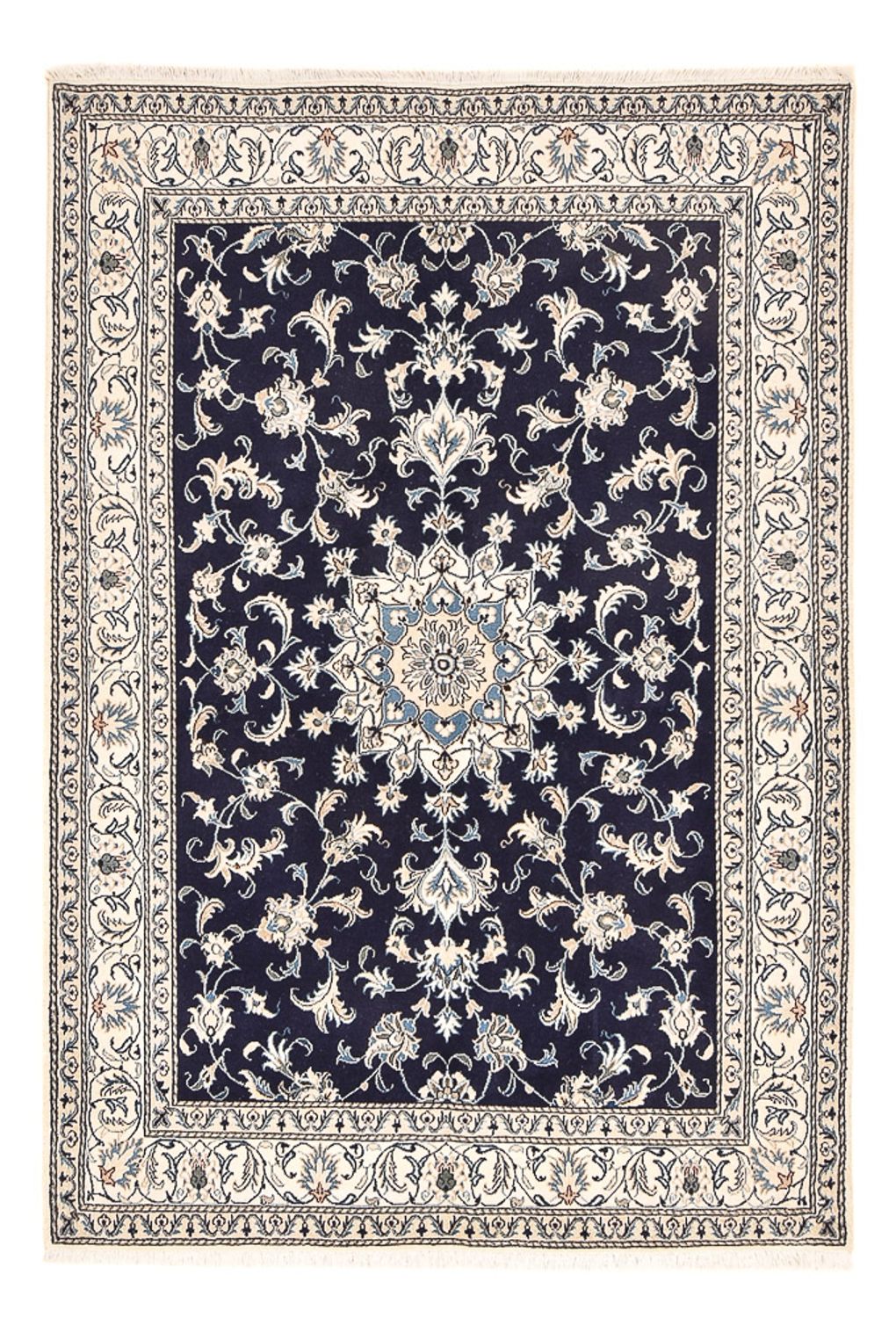 Perser Rug - Nain - 245 x 167 cm - dark blue