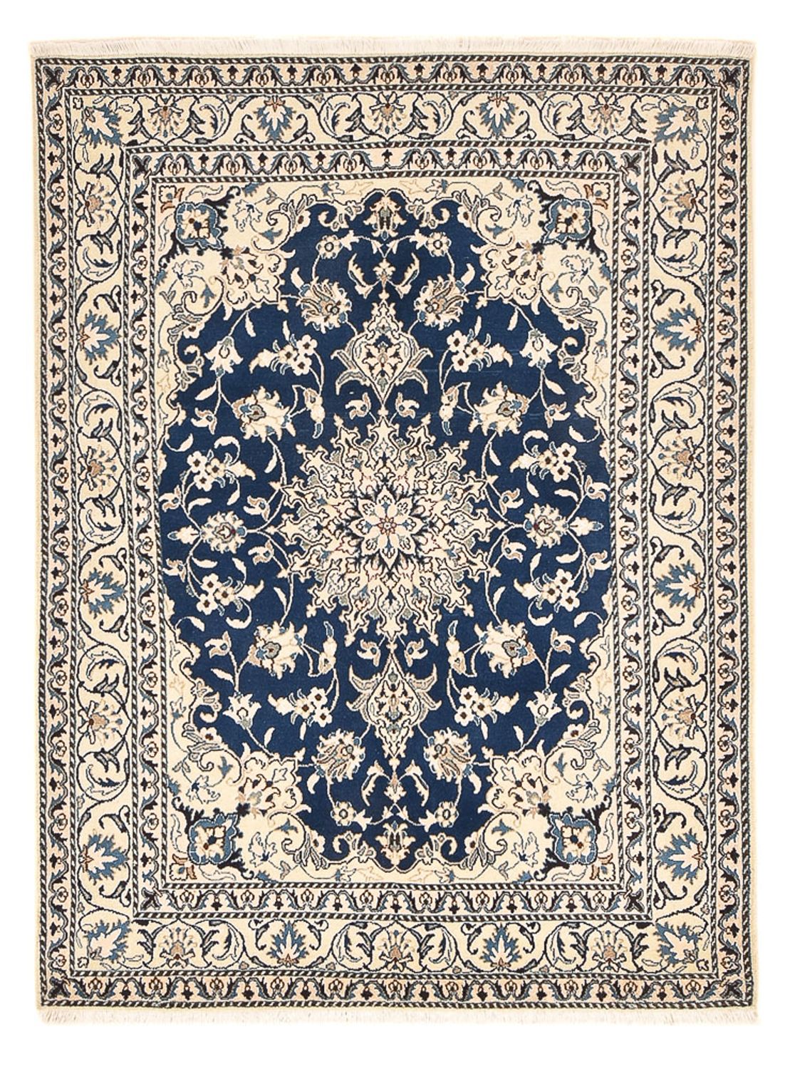 Perser Rug - Nain - 208 x 149 cm - dark blue