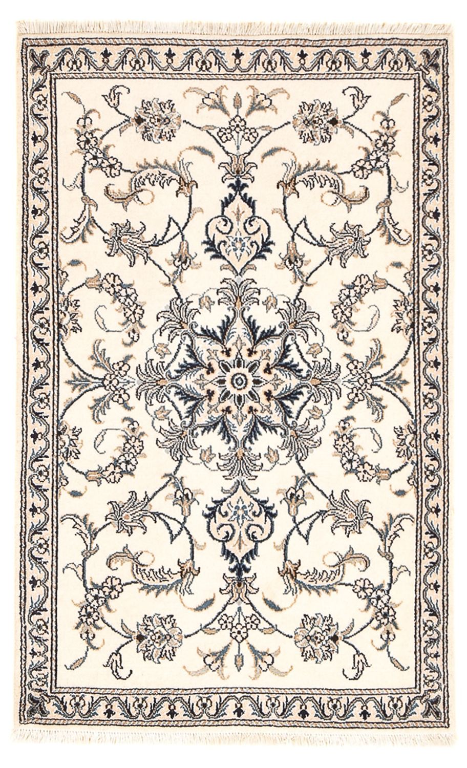 Perser Rug - Nain - 137 x 87 cm - light beige