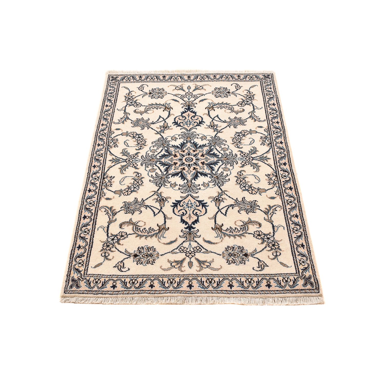 Perser Rug - Nain - 137 x 87 cm - light beige