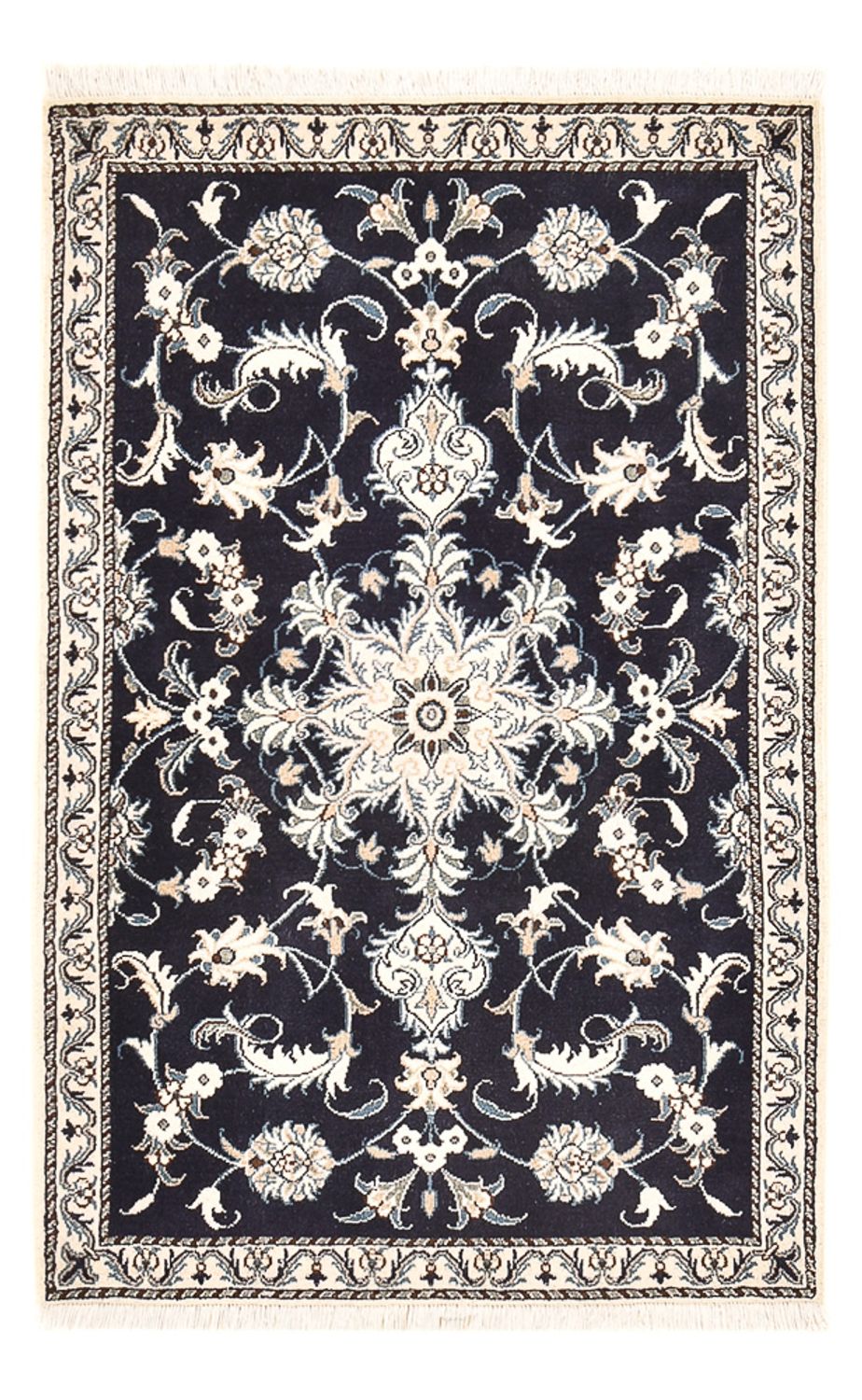 Perser Rug - Nain - 137 x 87 cm - dark blue