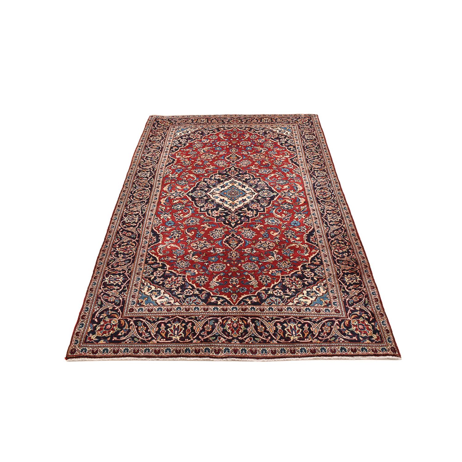 Perser Rug - Keshan - 257 x 146 cm - red