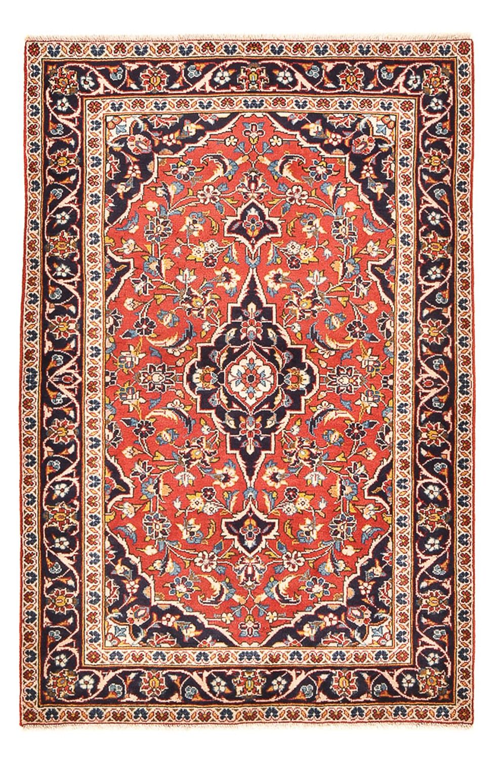 Perser Rug - Keshan - 145 x 97 cm - light red