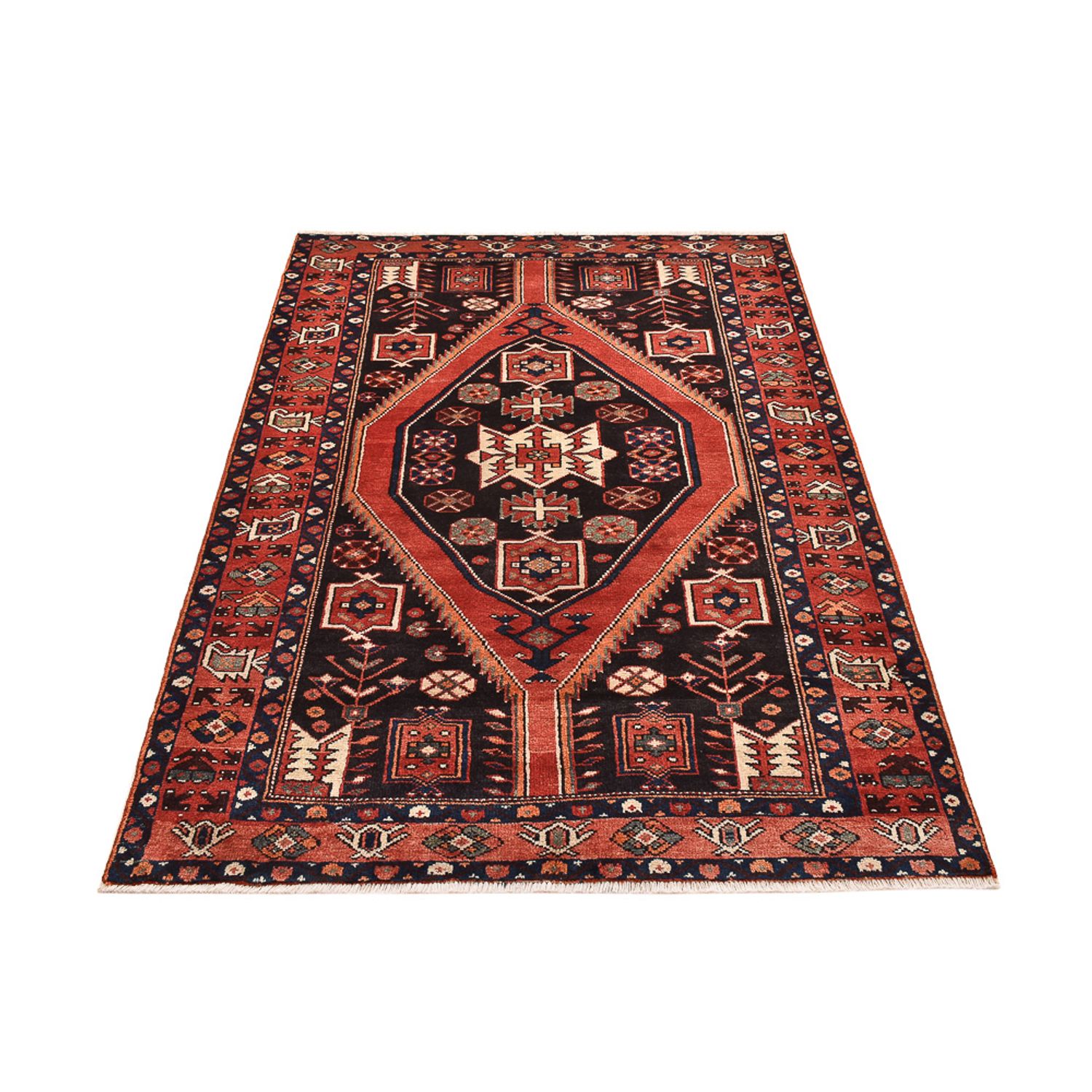 Perser Rug - Nomadic - 200 x 130 cm - light red