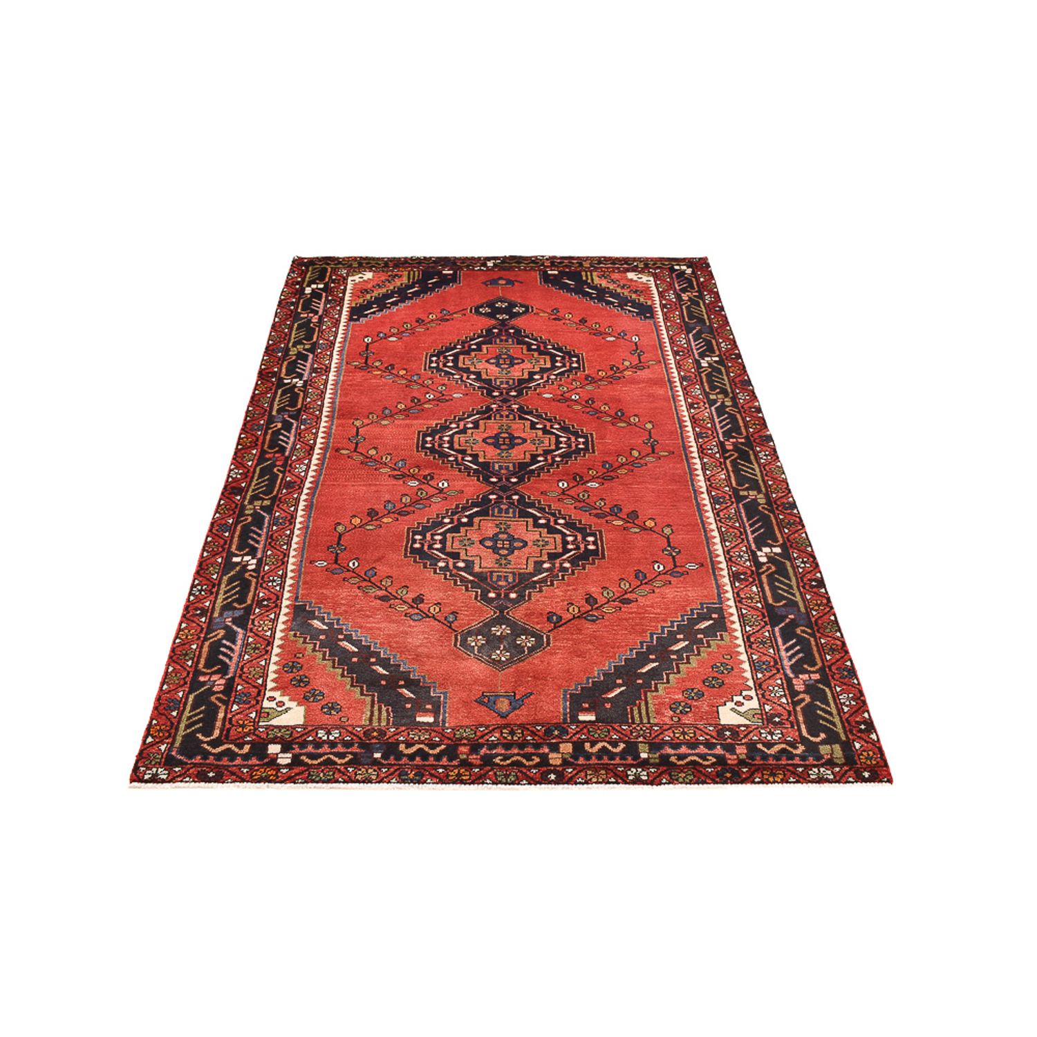 Perser Rug - Nomadic - 202 x 138 cm - red