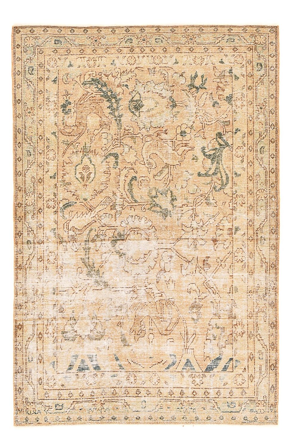 Vintage Rug - 207 x 132 cm - beige