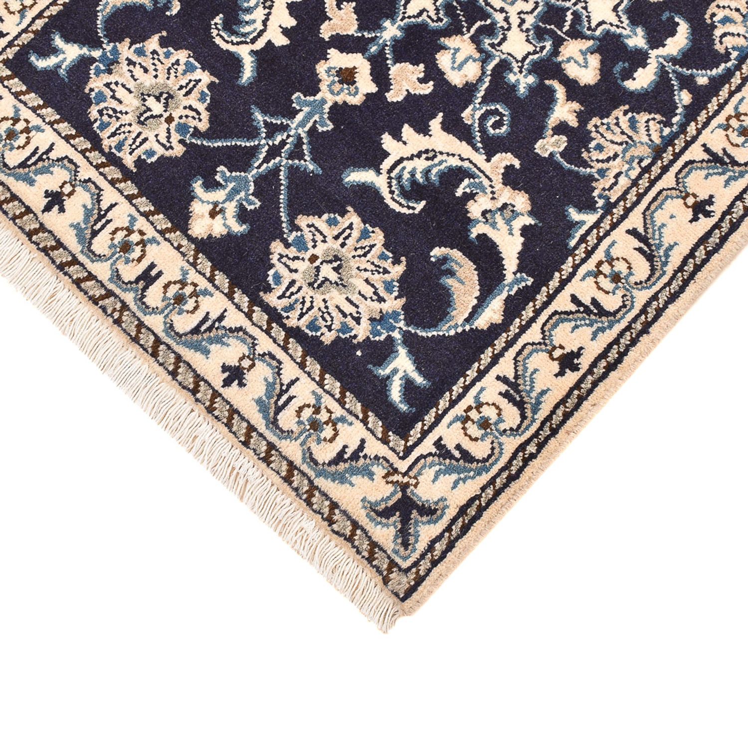 Perser Rug - Nain - 89 x 60 cm - dark blue