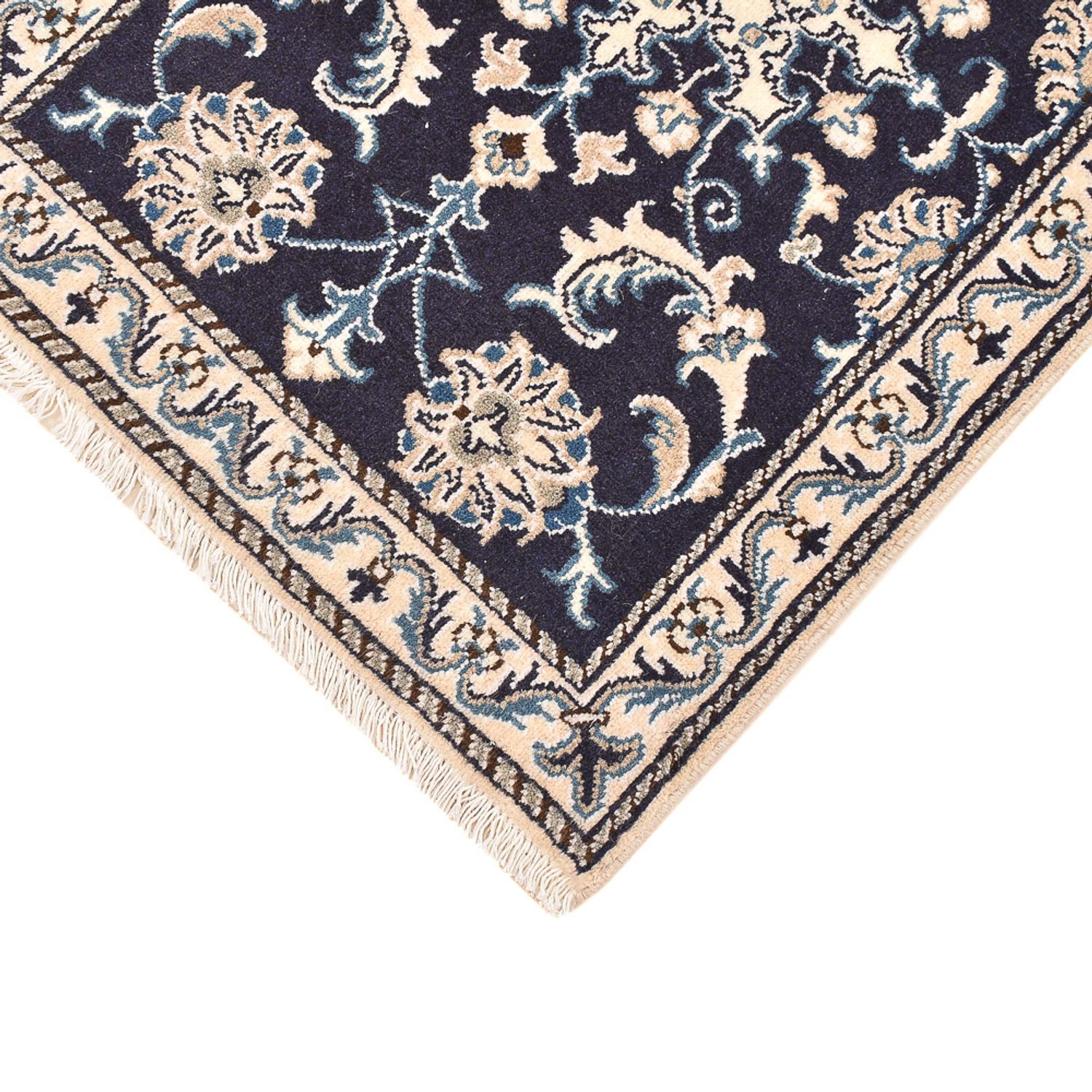 Perser Rug - Nain - 90 x 60 cm - dark blue