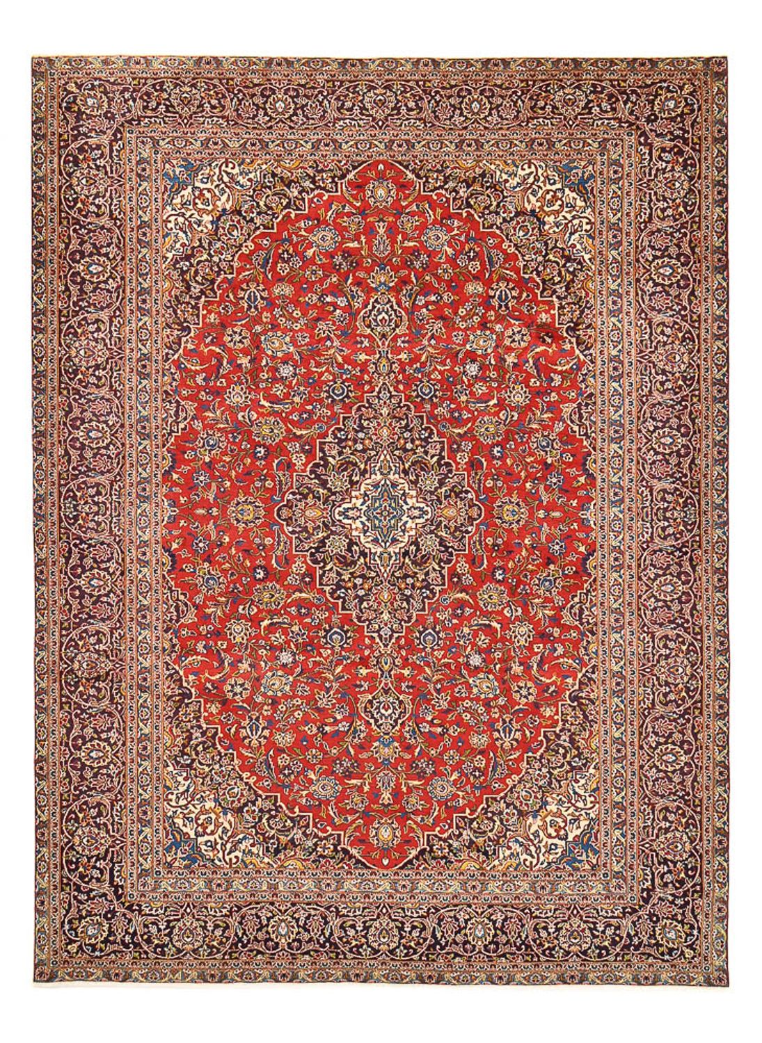 Perser Rug - Keshan - 392 x 285 cm - red