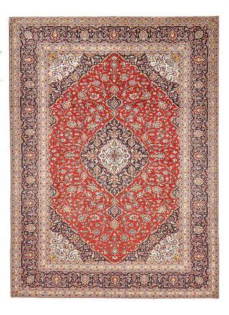 Perser Rug - Keshan - 416 x 297 cm - red