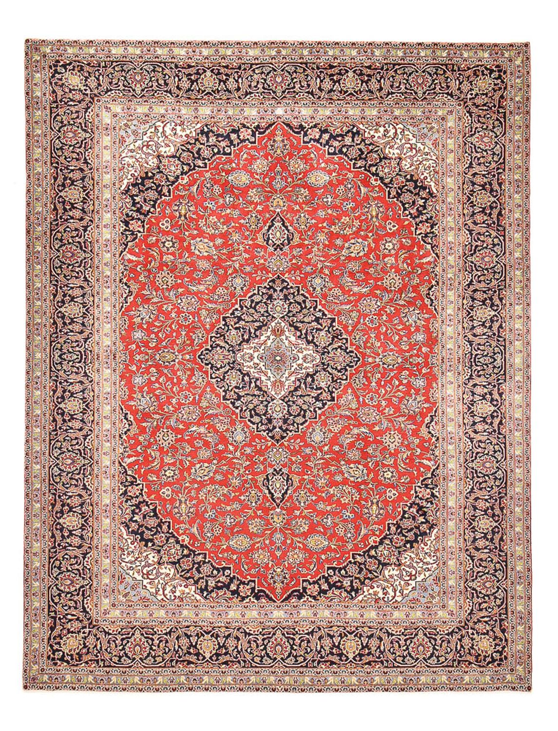 Perser Rug - Keshan - 398 x 304 cm - red