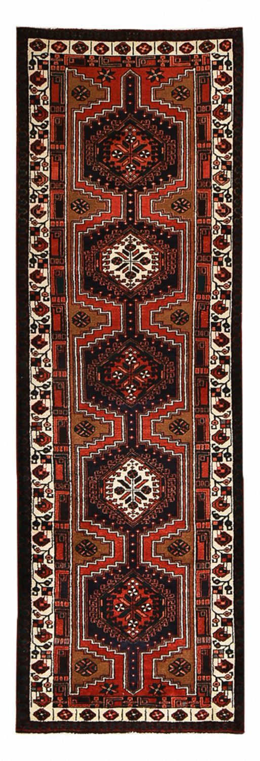 Runner Perser Rug - Nomadic - 313 x 100 cm - dark red