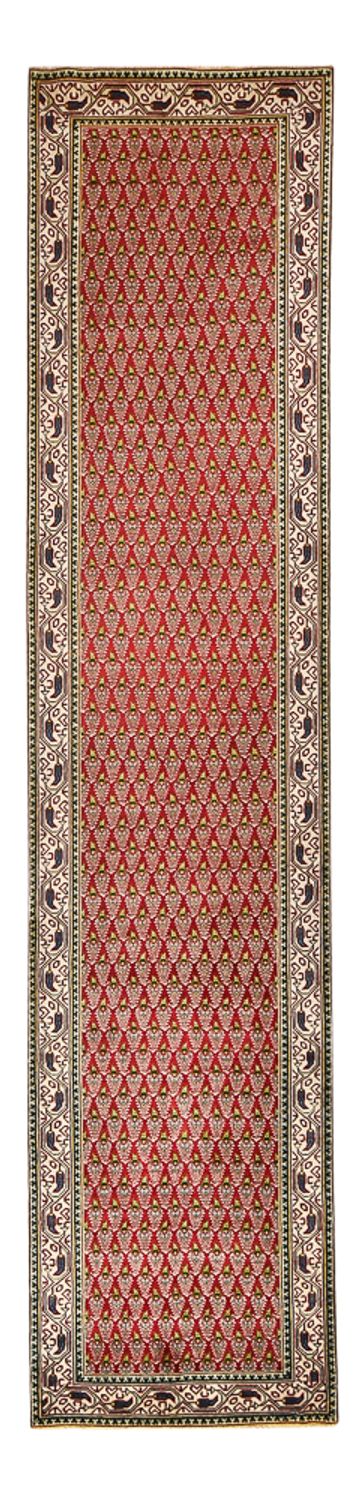 Runner Perser Rug - Tabriz - 390 x 87 cm - rust