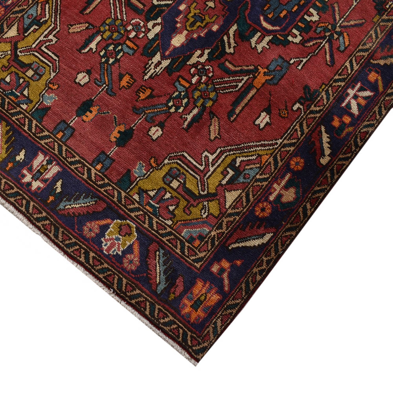 Runner Perser Rug - Tabriz - 338 x 112 cm - red