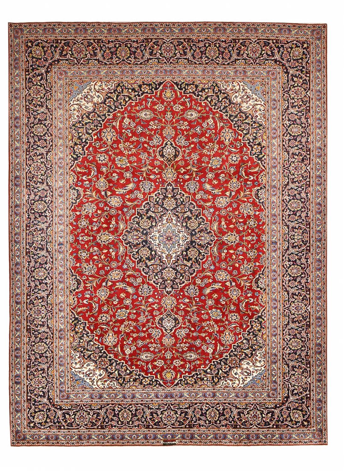 Perser Rug - Keshan - 395 x 296 cm - red