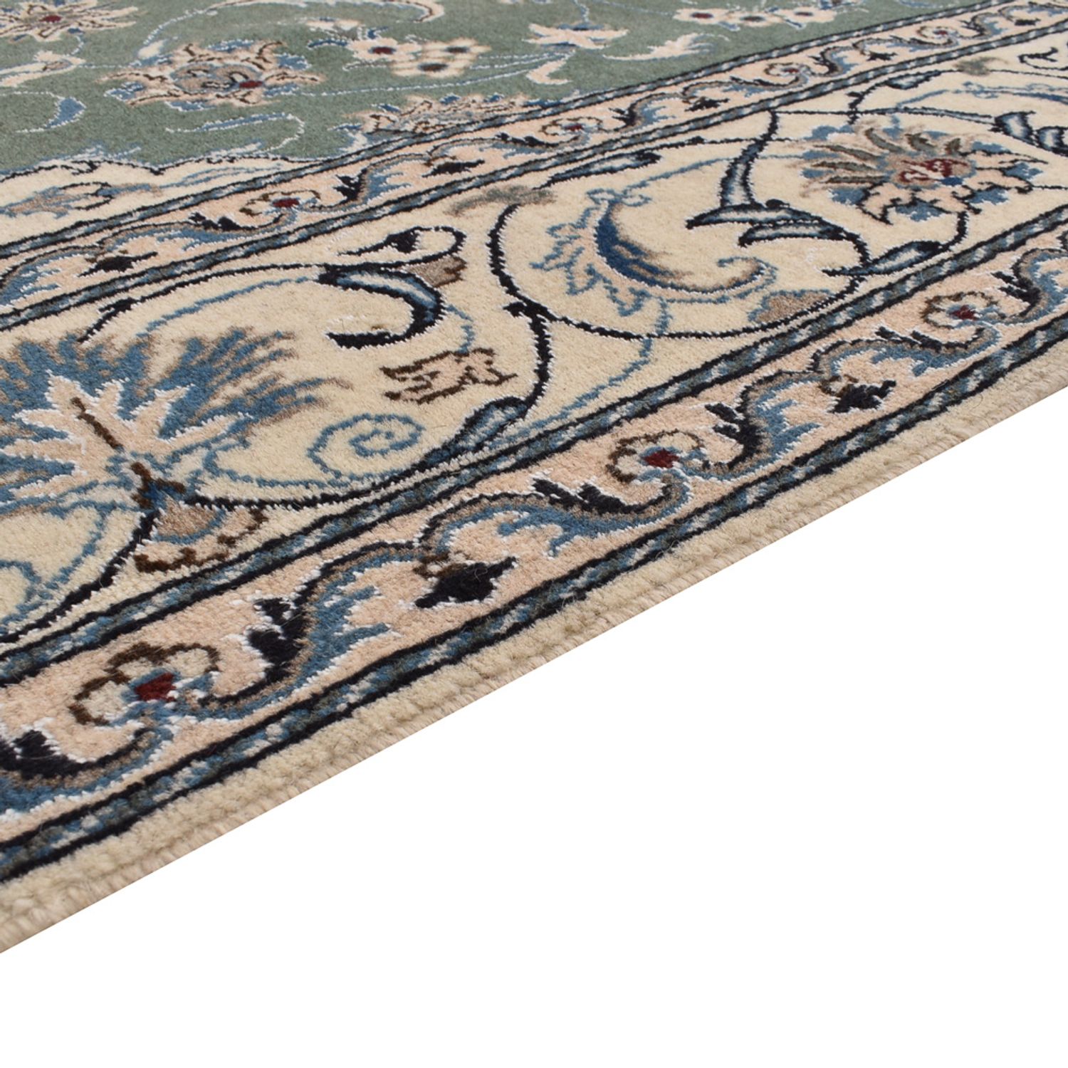 Perser Rug - Nain - 300 x 197 cm - mint green