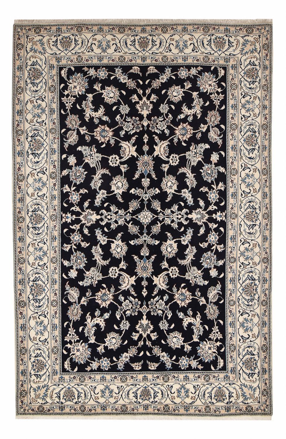 Perser Rug - Nain - 310 x 198 cm - dark blue