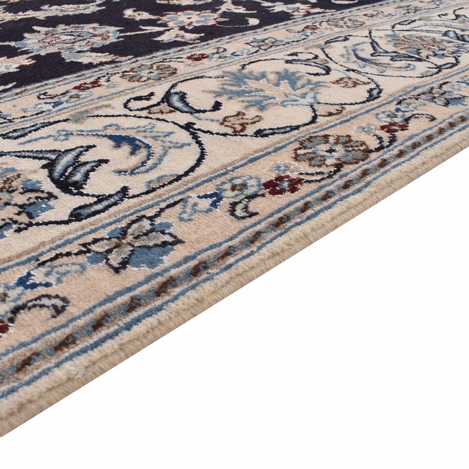 Perser Rug - Nain - 310 x 198 cm - dark blue