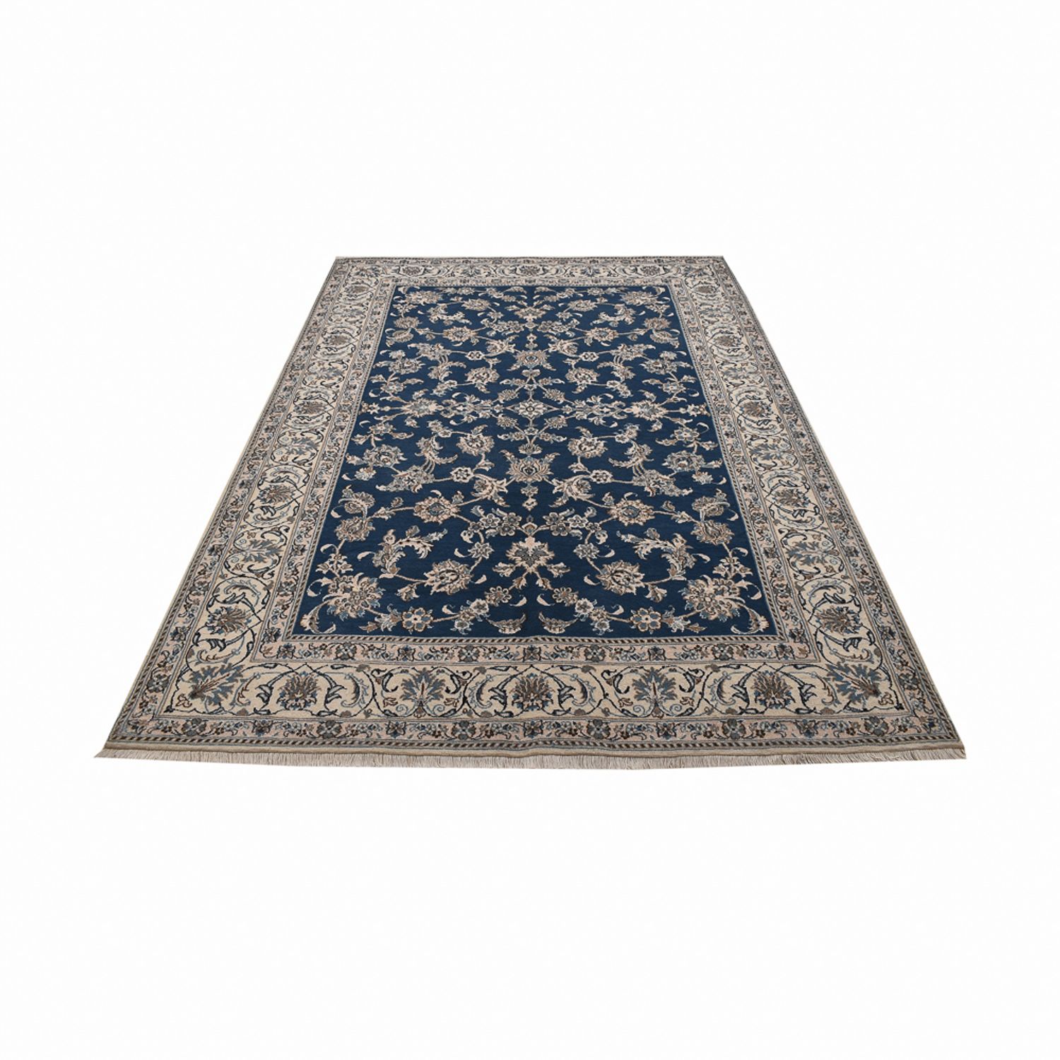 Perser Rug - Nain - 282 x 193 cm - petrol blue