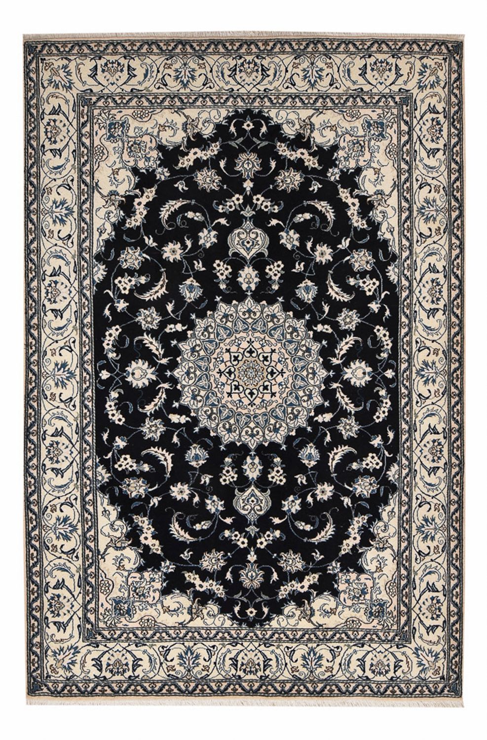 Perser Rug - Nain - 298 x 202 cm - dark blue