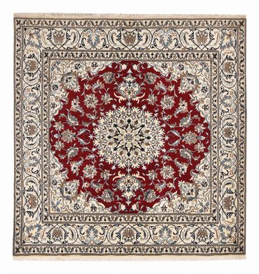 Perser Rug - Nain square  - 197 x 195 cm - red