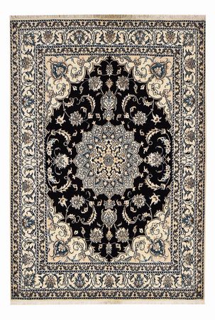 Perser Rug - Nain - 210 x 149 cm - dark blue