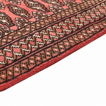 Turkaman Rug - 131 x 100 cm - light red