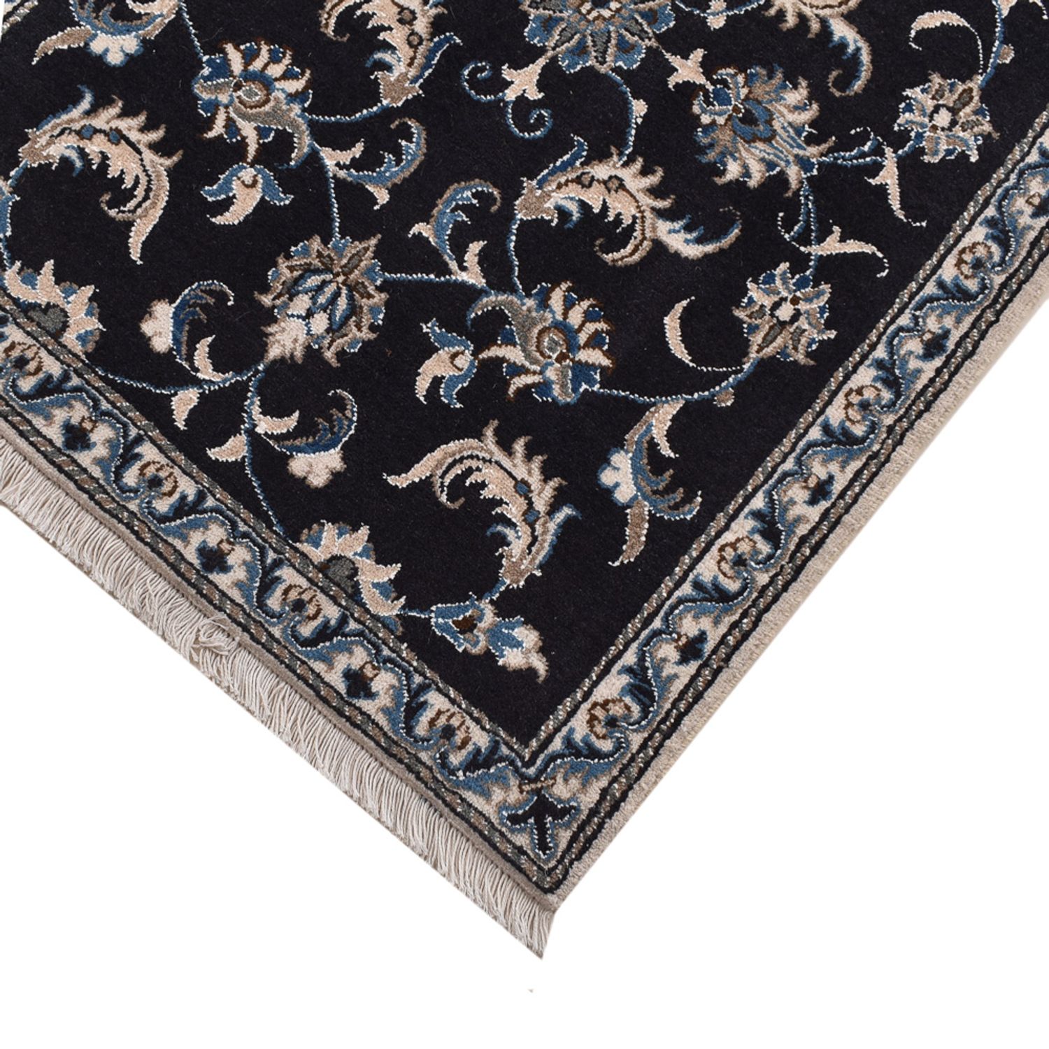 Runner Perser Rug - Nain - 292 x 78 cm - dark blue