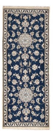 Runner Perser Rug - Nain - 197 x 76 cm - dark blue