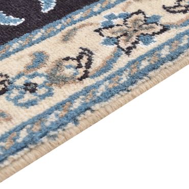 Runner Perser Rug - Nain - 100 x 93 cm - dark blue