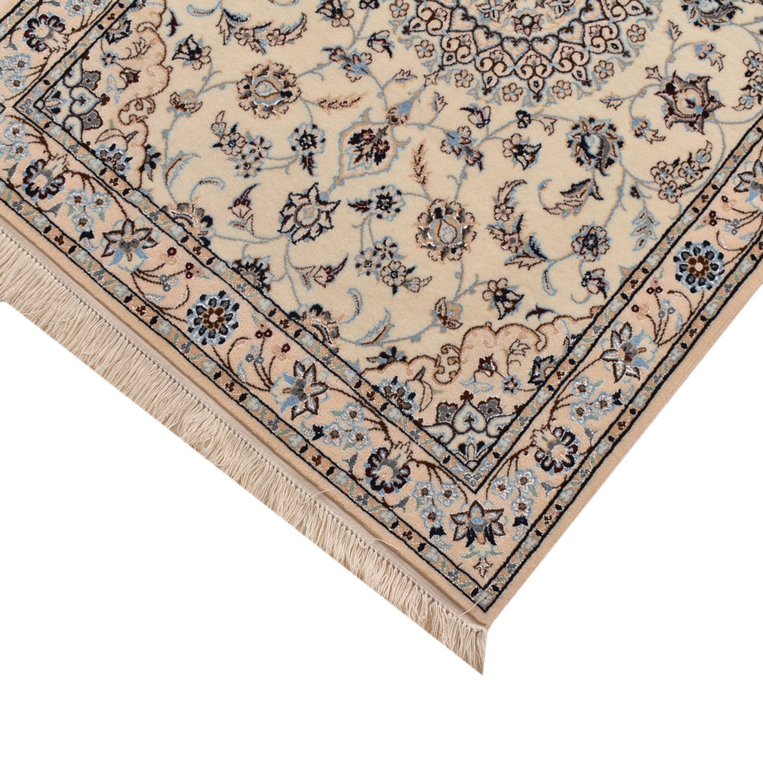 Runner Perser Rug - Nain - Premium - 397 x 87 cm - beige