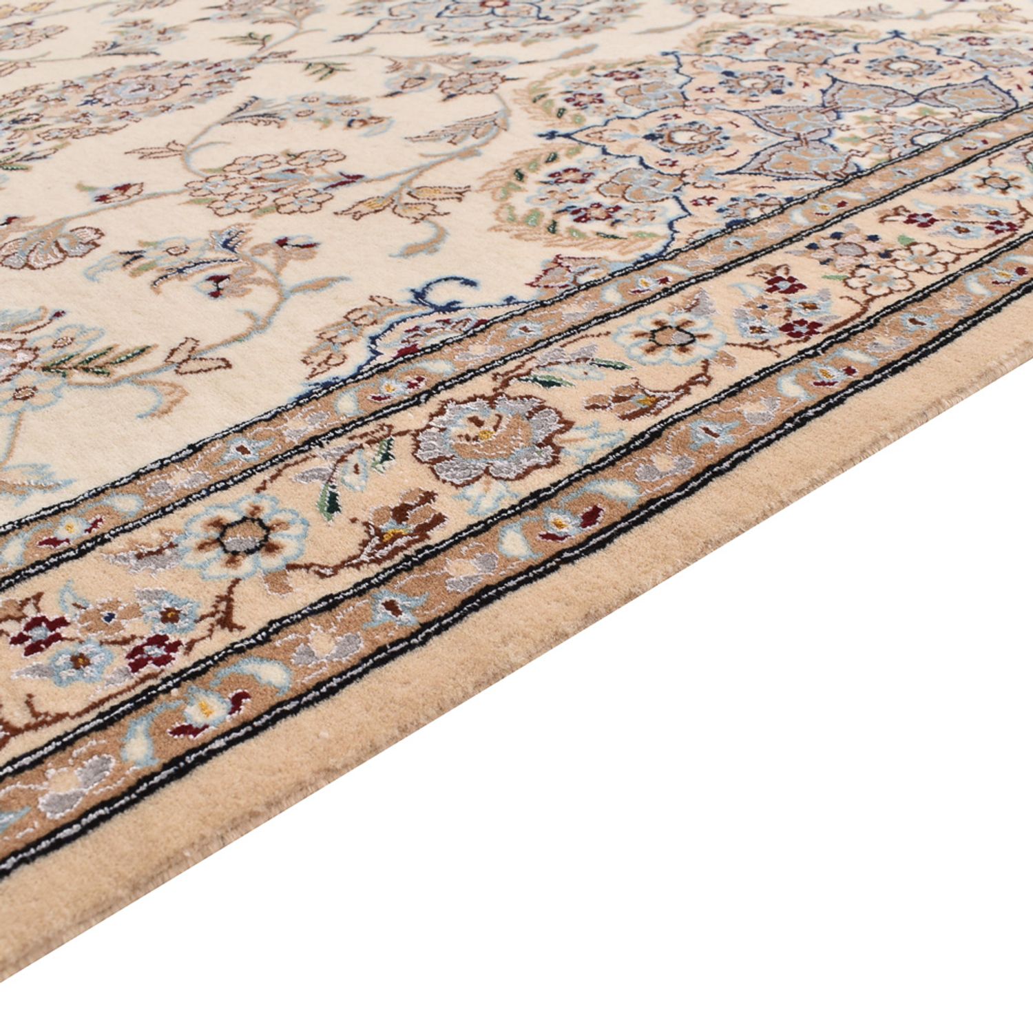 Runner Perser Rug - Nain - Premium - 400 x 100 cm - beige