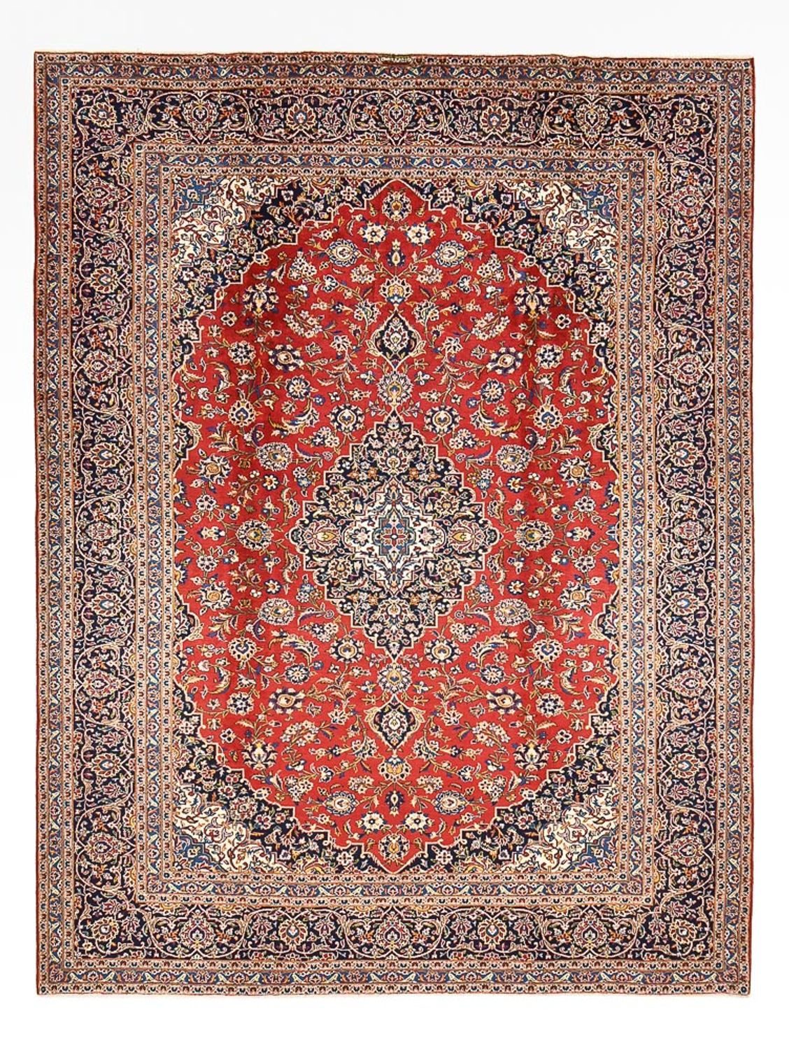 Perser Rug - Keshan - 409 x 301 cm - red