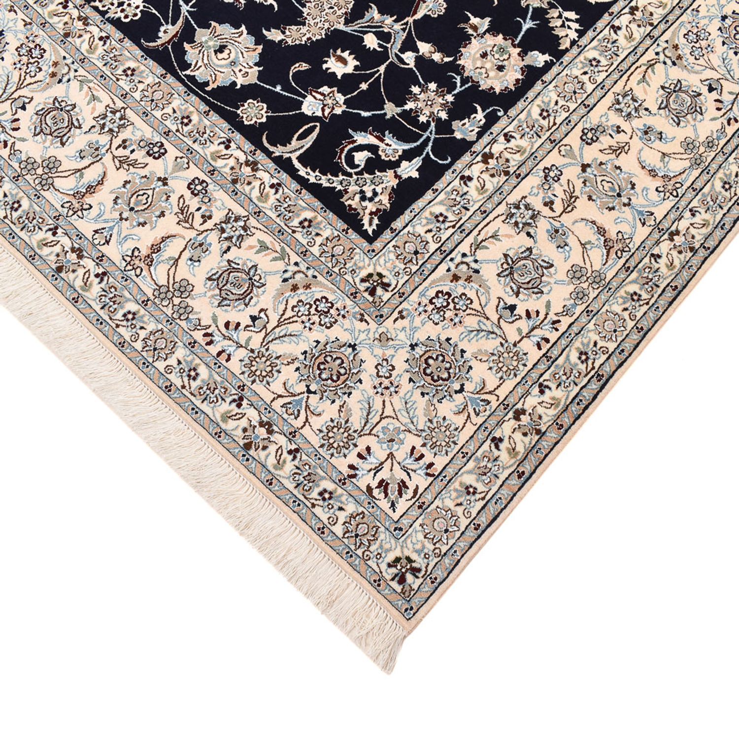 Perser Rug - Nain - Premium - 297 x 209 cm - dark blue