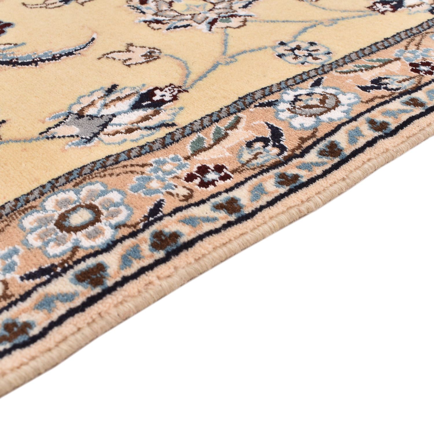 Runner Perser Rug - Nain - Royal - 269 x 88 cm - light beige