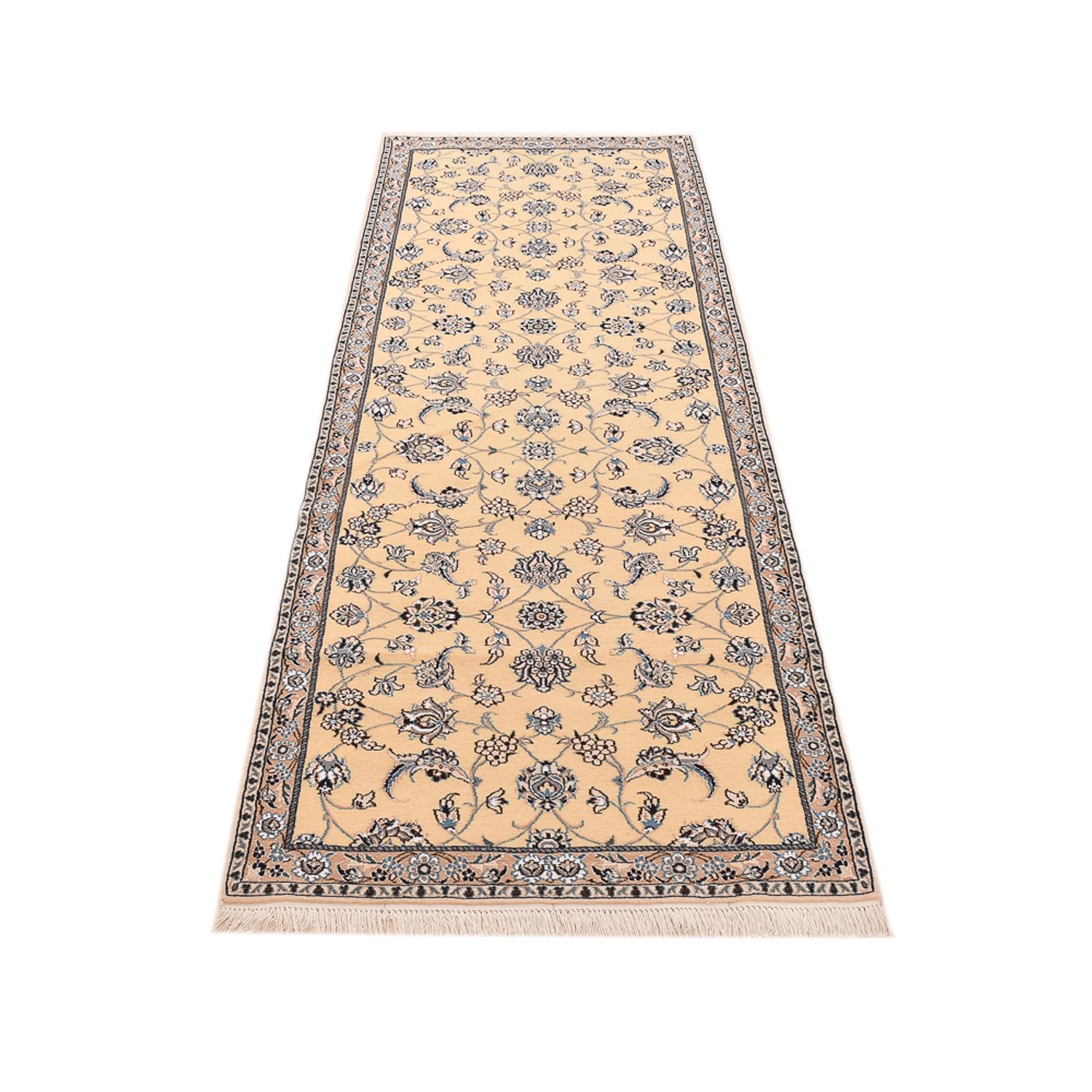 Runner Perser Rug - Nain - Royal - 269 x 88 cm - light beige