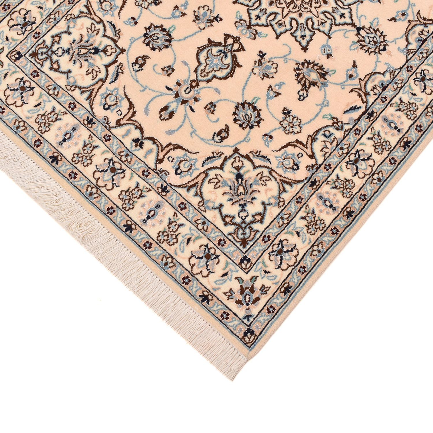 Runner Perser Rug - Nain - Royal - 348 x 89 cm - white