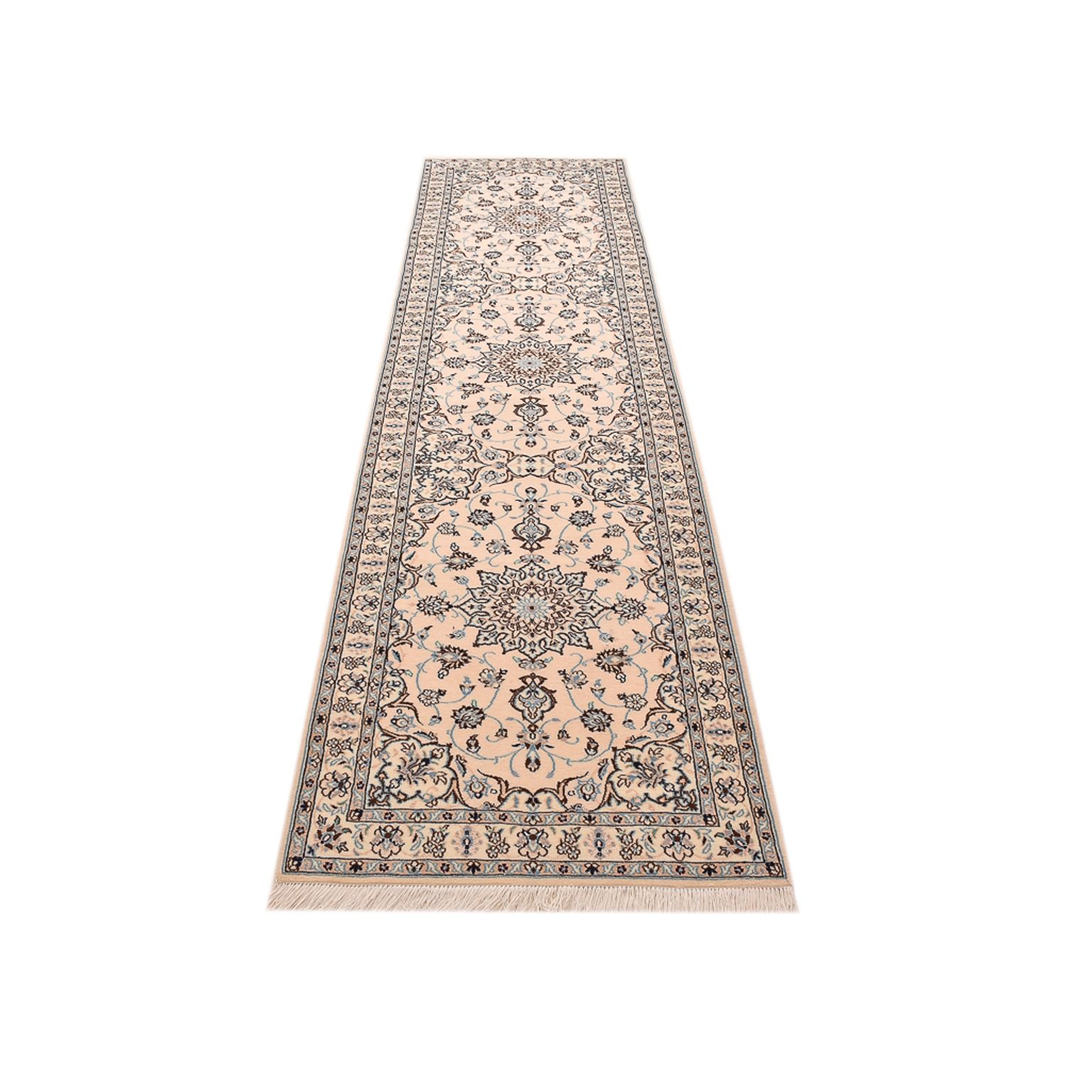 Runner Perser Rug - Nain - Royal - 348 x 89 cm - white