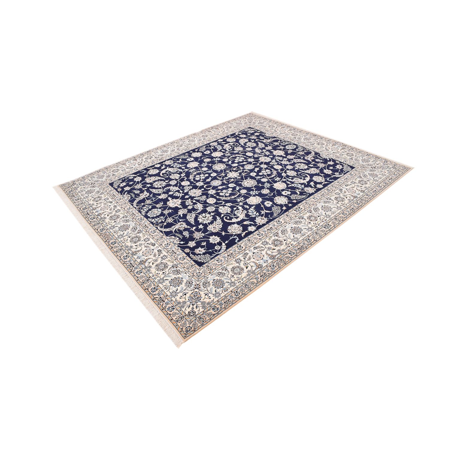 Perser Rug - Nain - Premium - 304 x 258 cm - dark blue