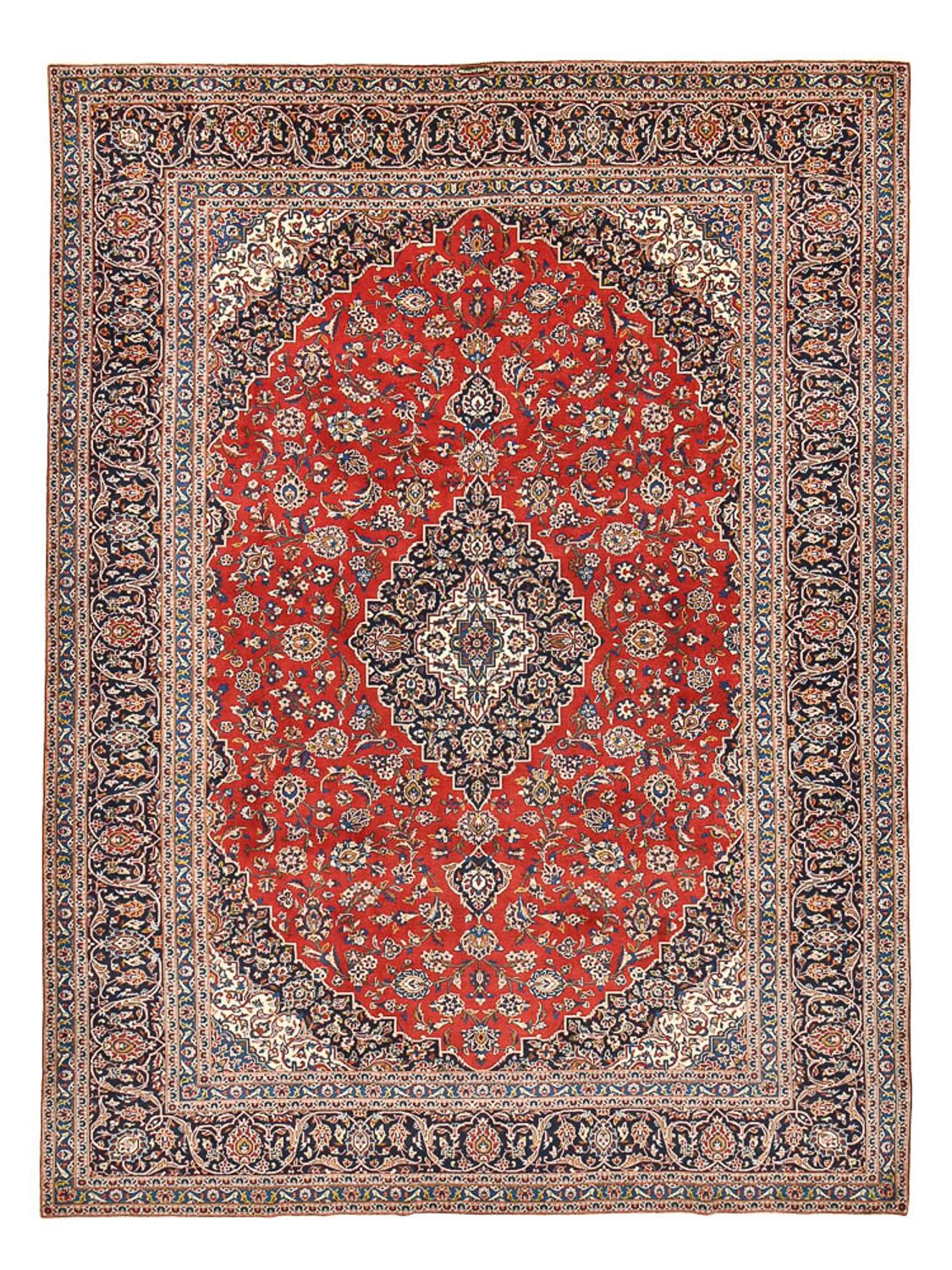 Perser Rug - Keshan - 397 x 297 cm - red