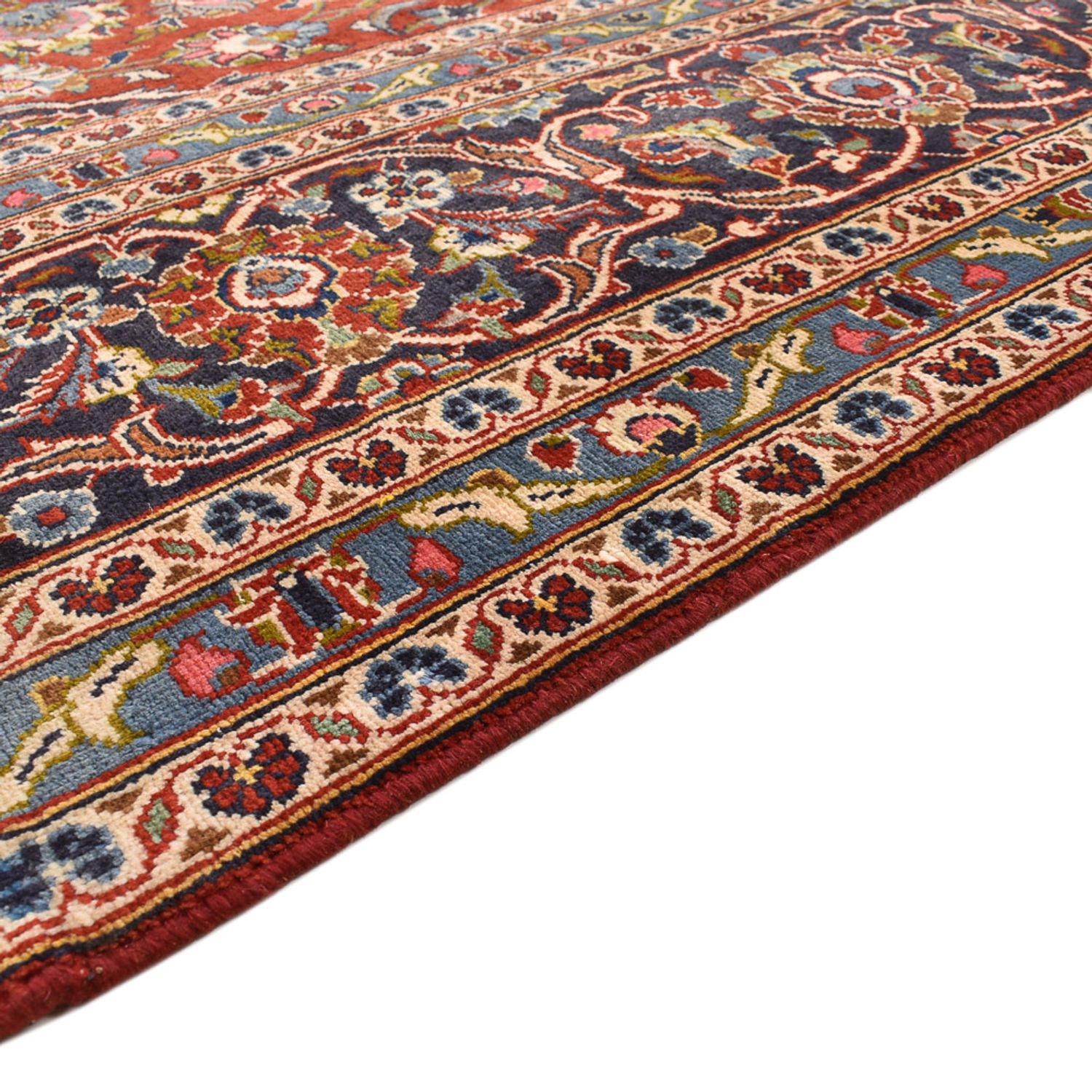 Perser Rug - Keshan - 253 x 225 cm - red