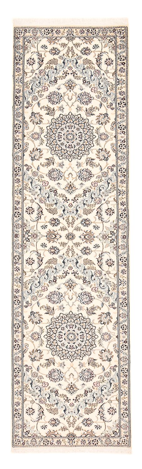 Runner Perser Rug - Nain - Royal - 330 x 90 cm - white