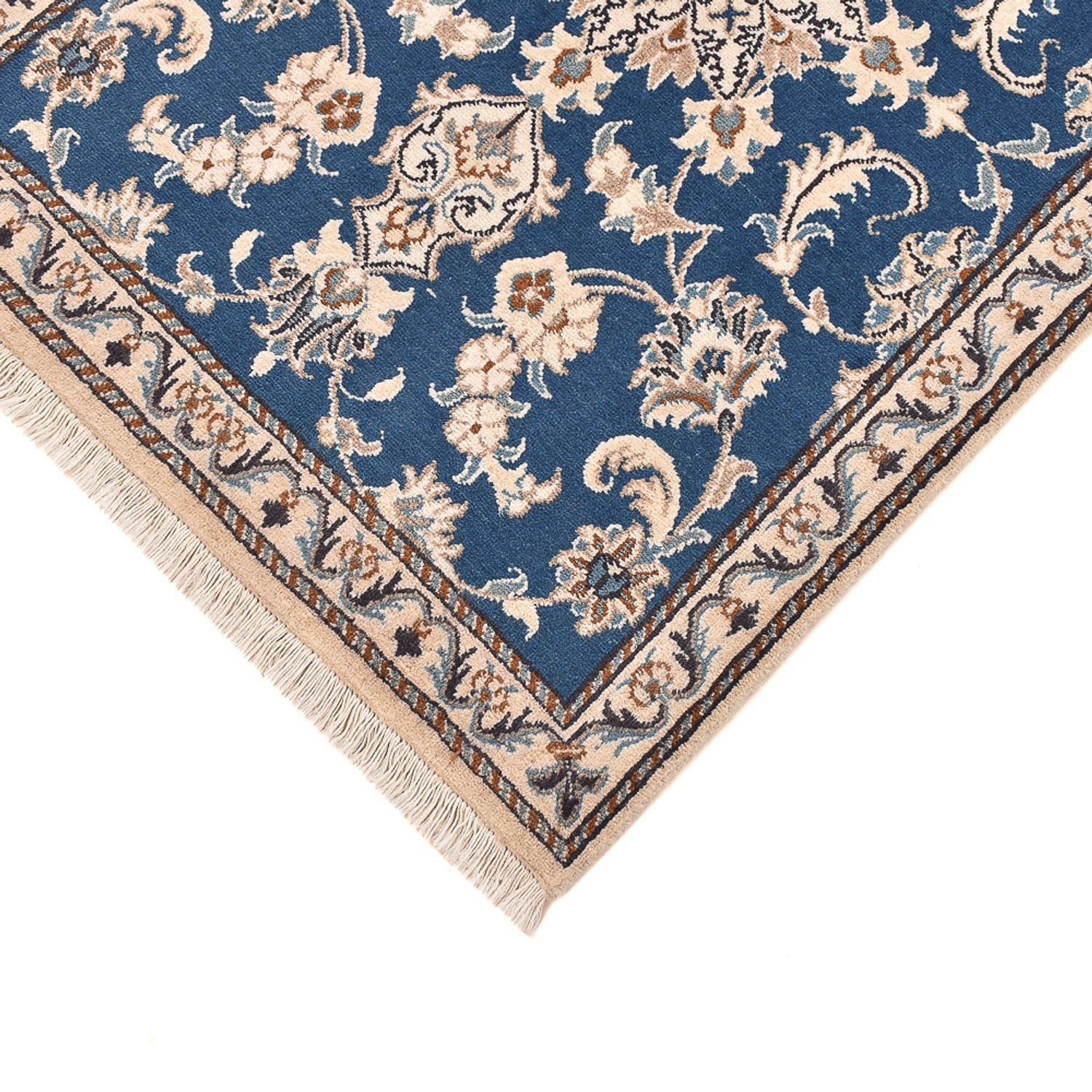 Runner Perser Rug - Nain - 209 x 78 cm - blue