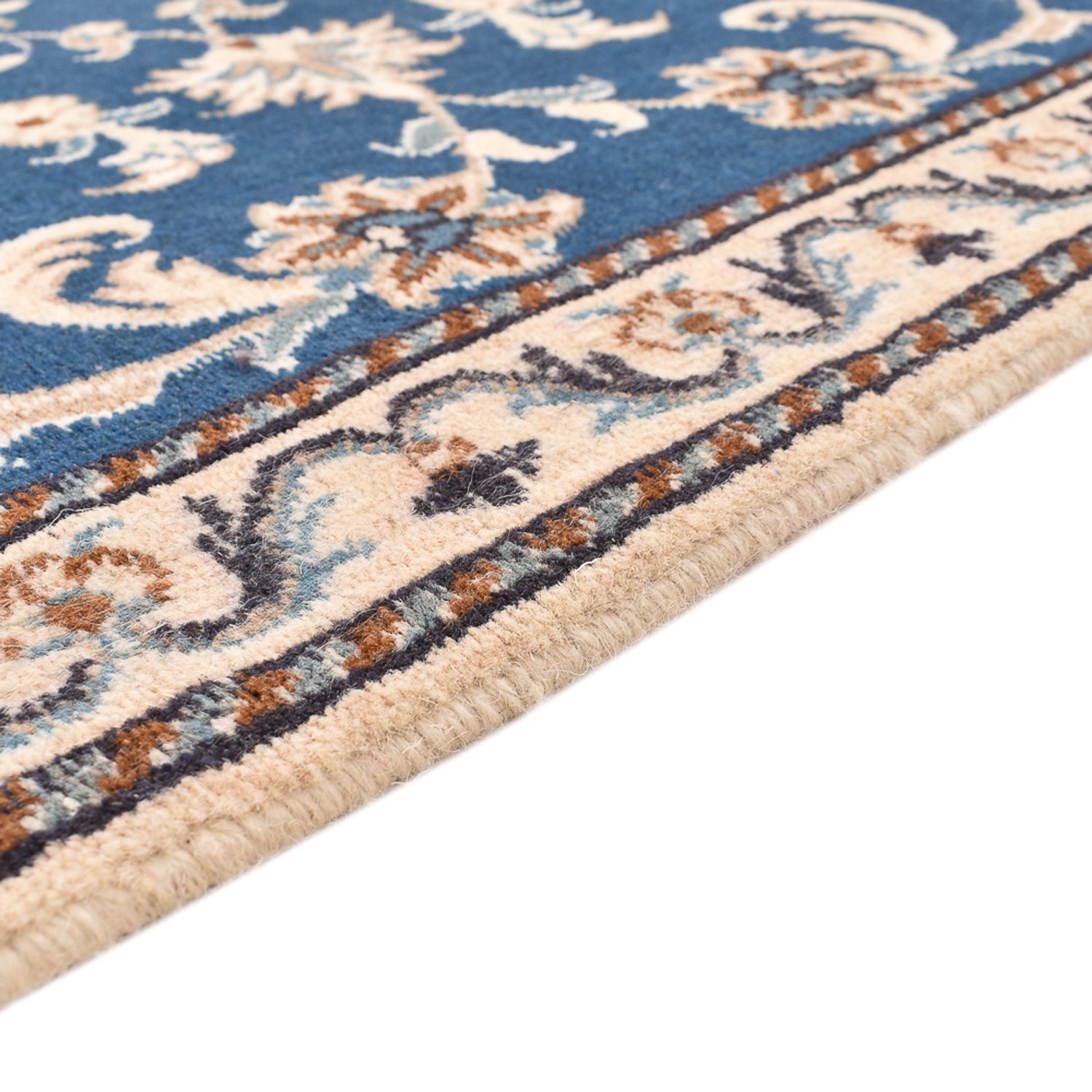 Runner Perser Rug - Nain - 209 x 78 cm - blue