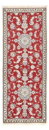 Runner Perser Rug - Nain - 208 x 79 cm - red