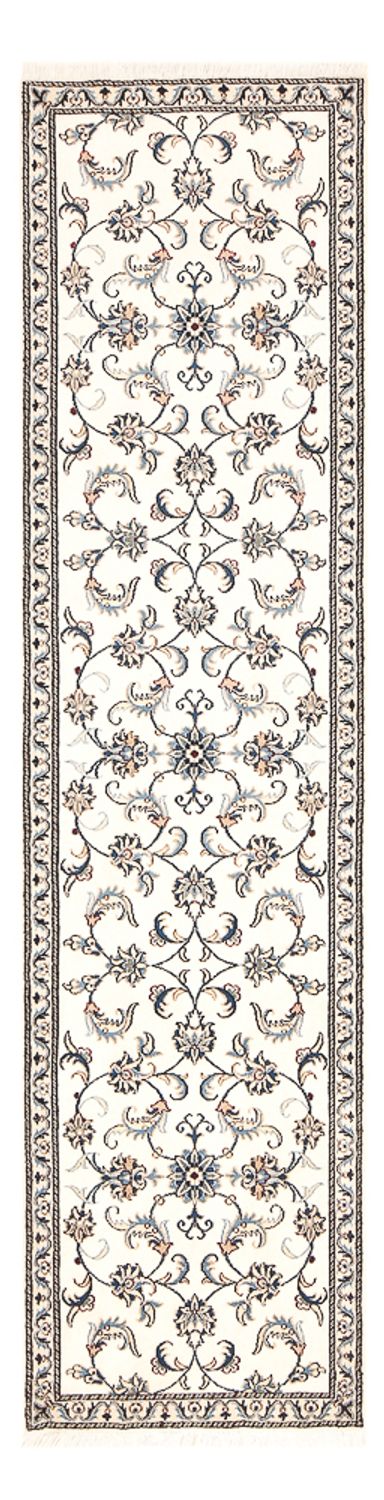 Runner Perser Rug - Nain - 298 x 78 cm - white